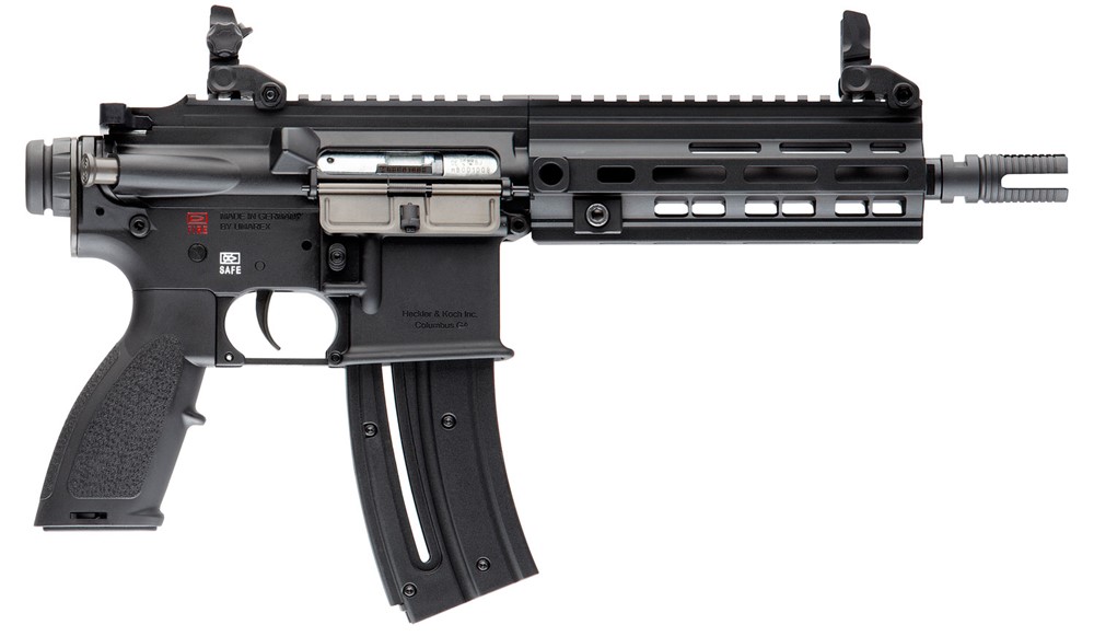 HK HK416 AR-style Pistol .22 LR 8.50 Barrel 10+1 M-LOK/Picatinny Rail Alum -img-0