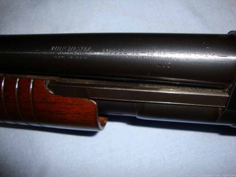  Model 12 Winchester 12 Ga. 28" Plain Barrel Modified Choke 1959-img-8