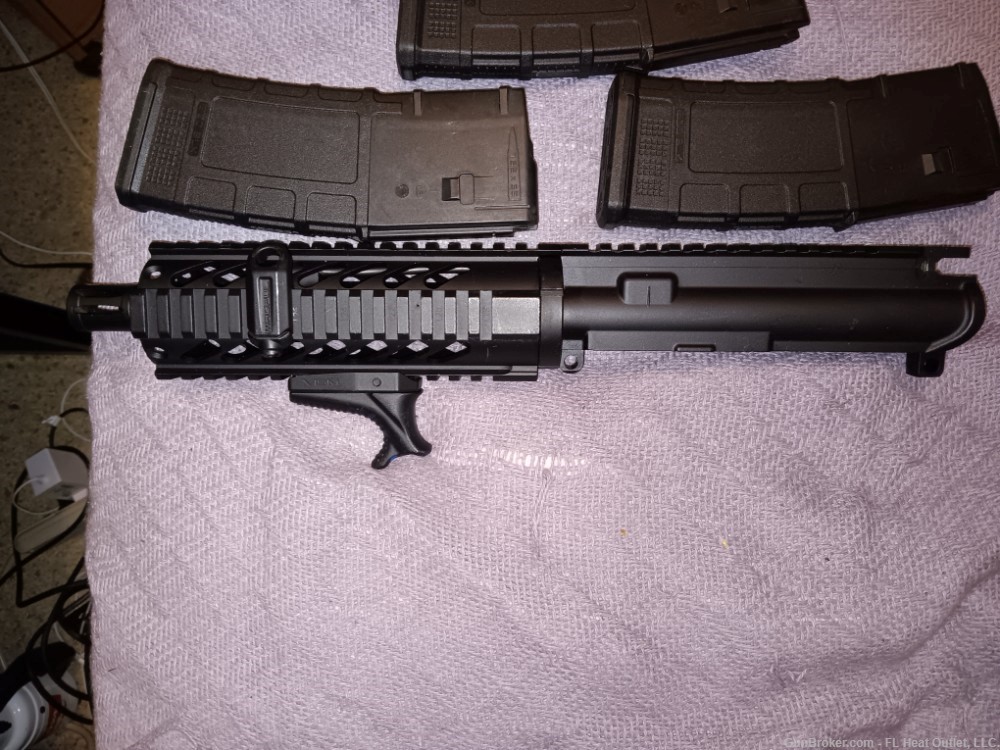 7.5" 300 Blackout upper for AR-15 platforms + 3x Mags USED-img-1