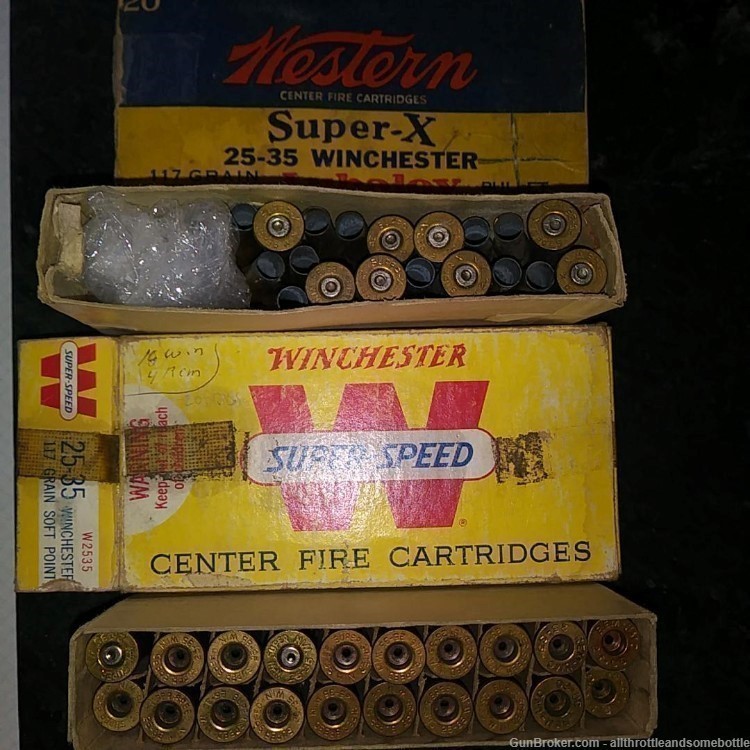  (80) rounds Factory 25.-35 WIN (34) reloads (42) Brass-img-3