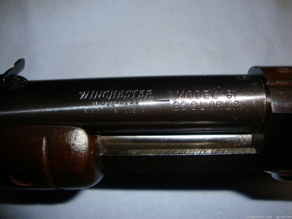 Winchester Model 61 .22 S,L,LR Pump Action Take Down Rifle -img-11