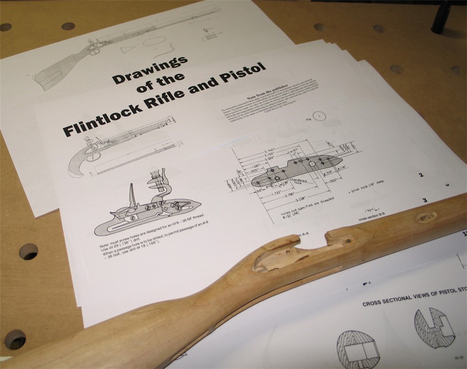 Build a Flintlock Rifle, Pistol Full Plans, Blueprints!-img-0