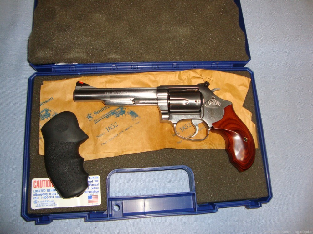 S&W model 60-18 .357 Stainless Steel 5" in Box-img-0
