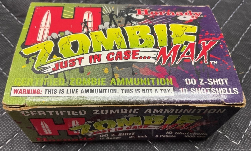 Hornady Zombie Max 12ga Z-shot 00 Buck rare-img-3