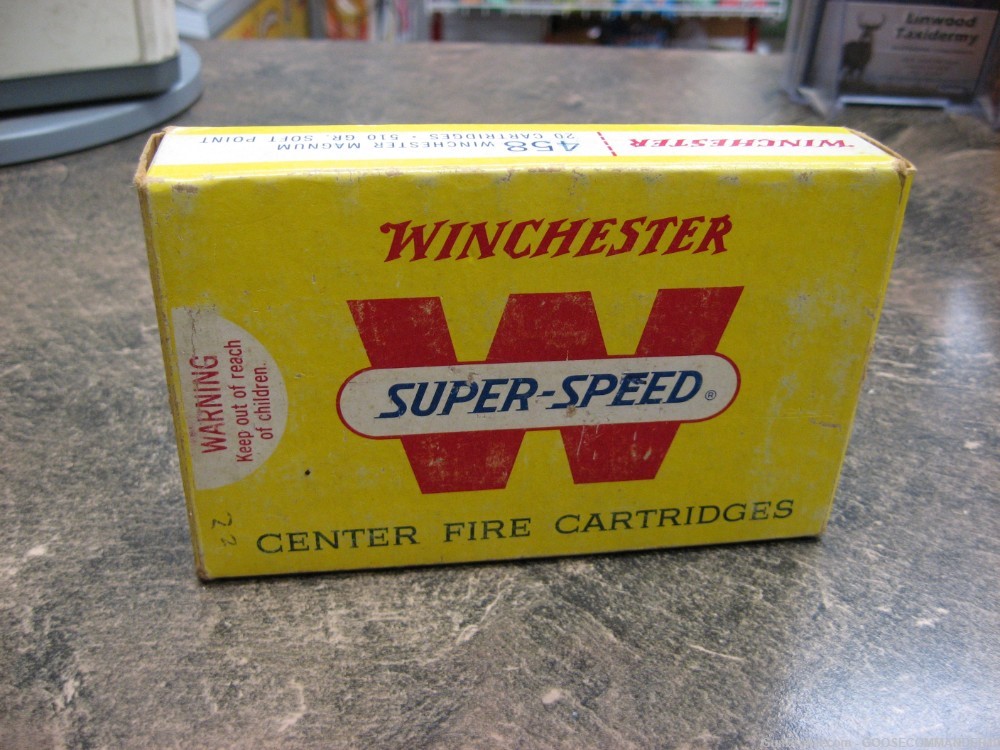 WINCHESTER SUPER SPEED 458 WIN MAG 510GR 20 RDS-img-0