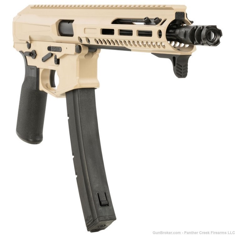 Patriot Ordnance Factory POF USA Phoenix 9mm Pistol FDE NO RESERVE!-img-2