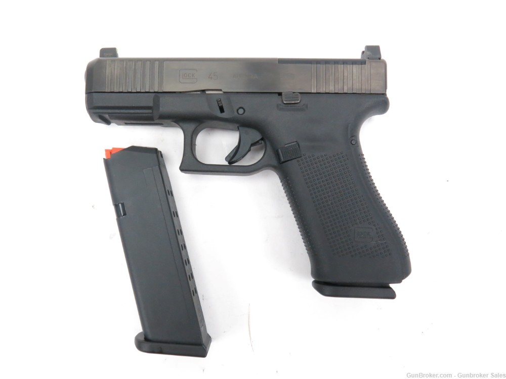 Glock 45 MOS 9mm 4" Semi-Automatic Pistol w/ 2 Magazines & Hard Case-img-0