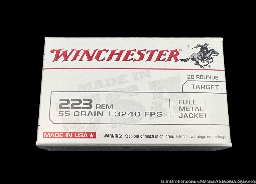 WINCHESTER 223 REM - FMJ 55 GR - 2000 ROUNDS - 2 CASES - PREMIUM AMMO-img-6