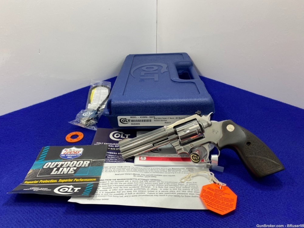 Colt King Cobra Target .357 4.25" *HEAD TURNING TARGET MODEL* Factory New-img-56