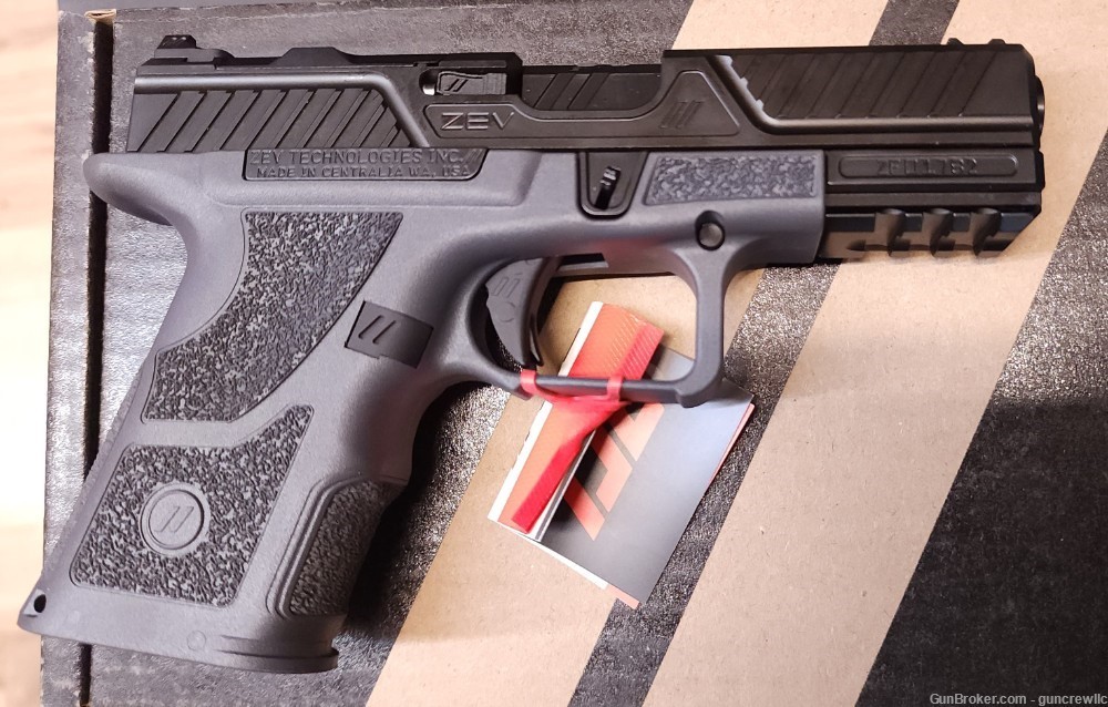 Zev Technologies OZ9C-CPT-COM-G OZ9 Combat Compact 9mm Grey Layaway -img-1