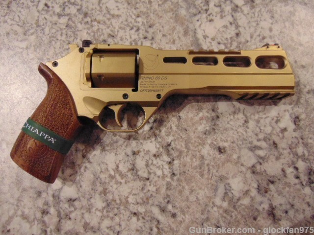 New Chiappa Rhino 60DS Gold plated .357 mag 6"-img-2