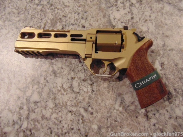 New Chiappa Rhino 60DS Gold plated .357 mag 6"-img-1