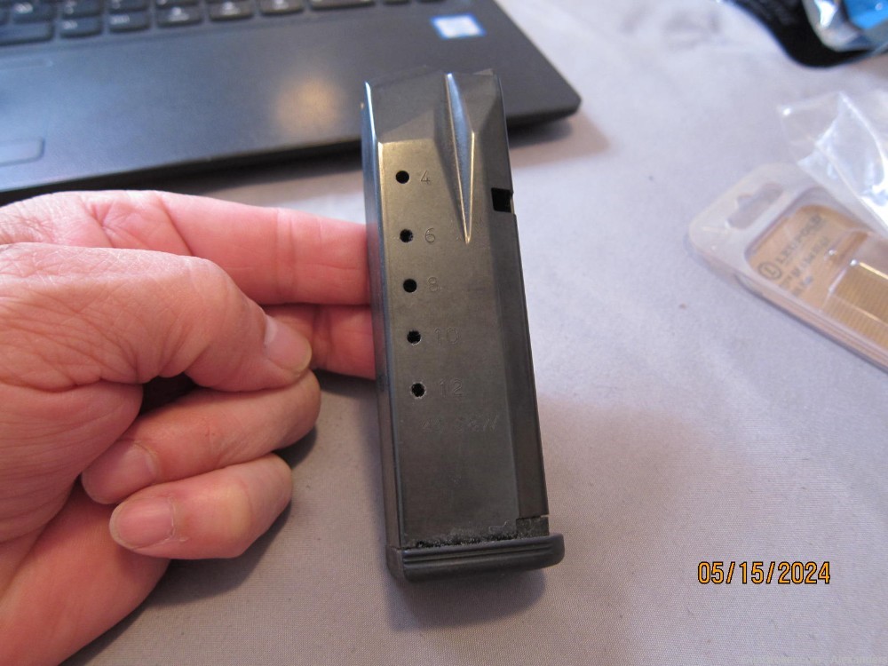Steyr M40 A1 40S&W Cal 12 Round Magazine LE Stamped-img-1