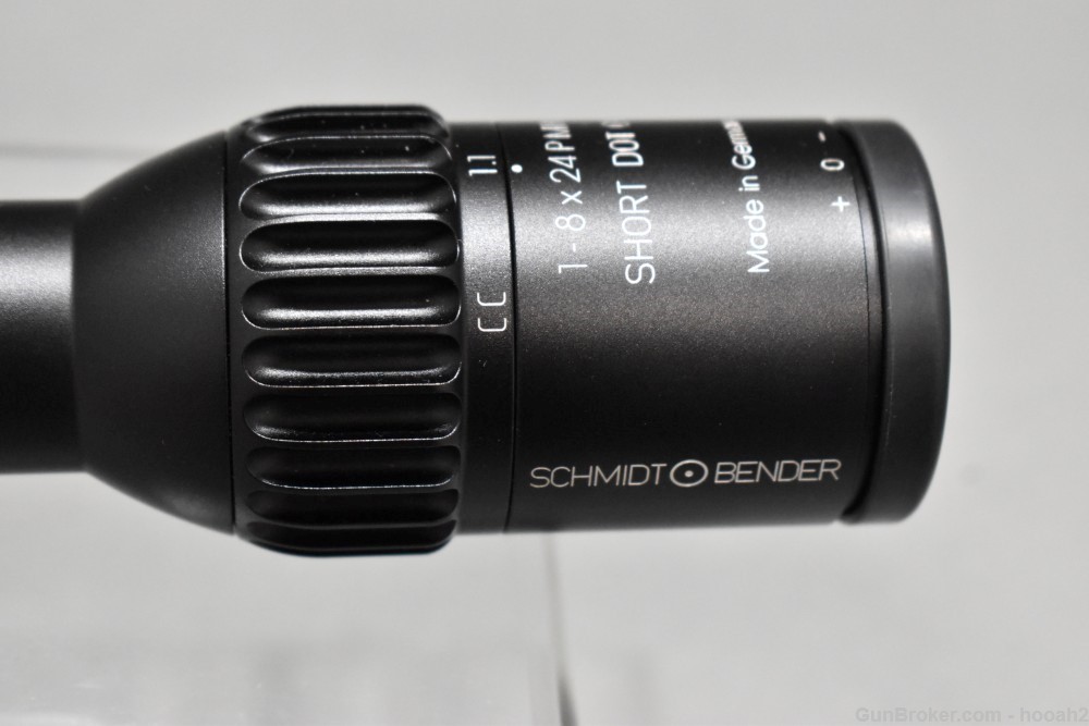 Superb Schmidt & Bender 1-8x24 PM II ShortDot CC FP Rifle Scope W Box-img-11