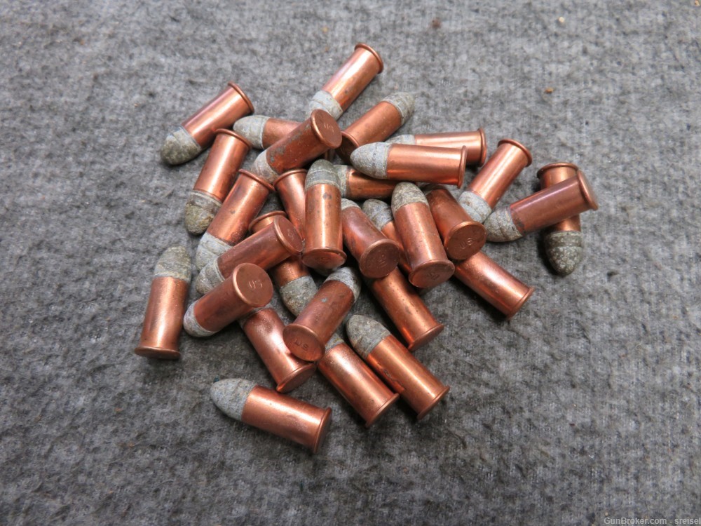 30 ROUNDS OF U.S. CARTRIDGE CO. .38 RIMFIRE SHORT AMMO-VERY GOOD CONDITION-img-0