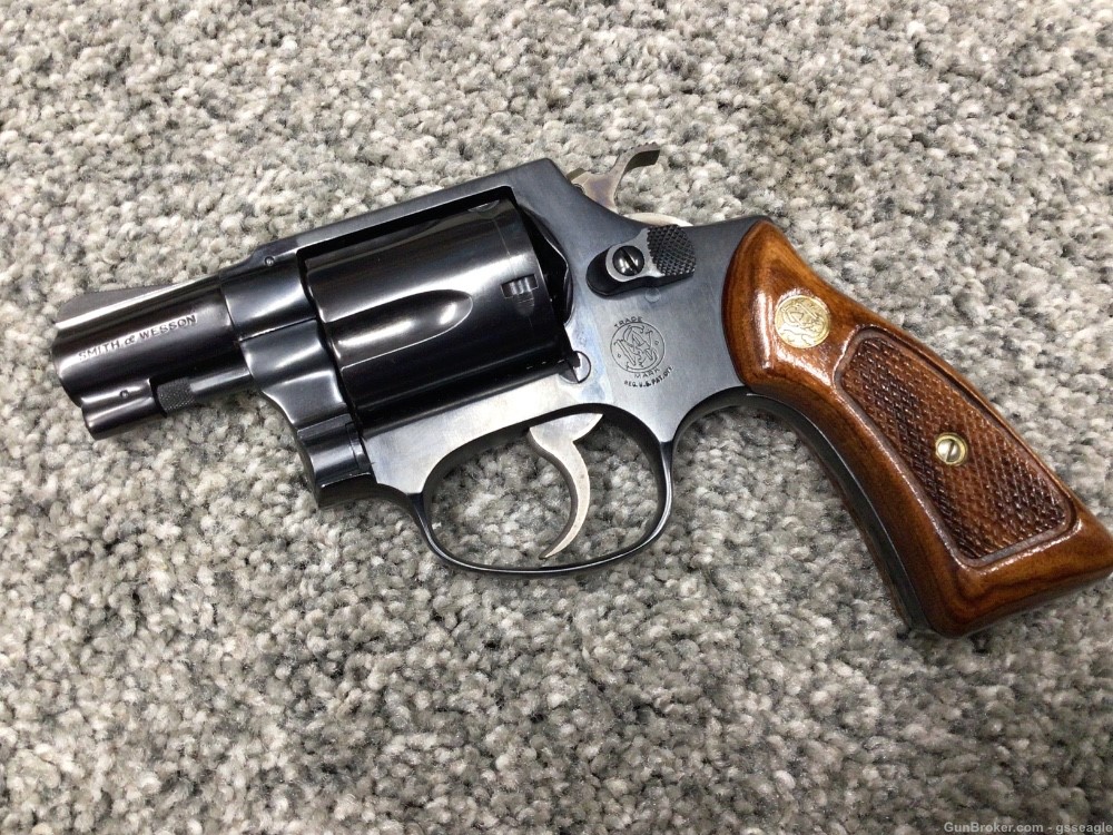 Smith & Wesson 36 No Dash 38spl 2” Blued Square Butt-img-0