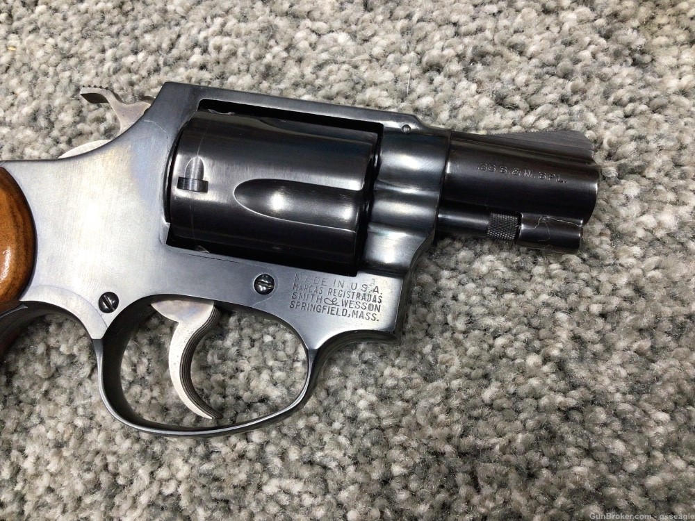 Smith & Wesson 36 No Dash 38spl 2” Blued Square Butt-img-6