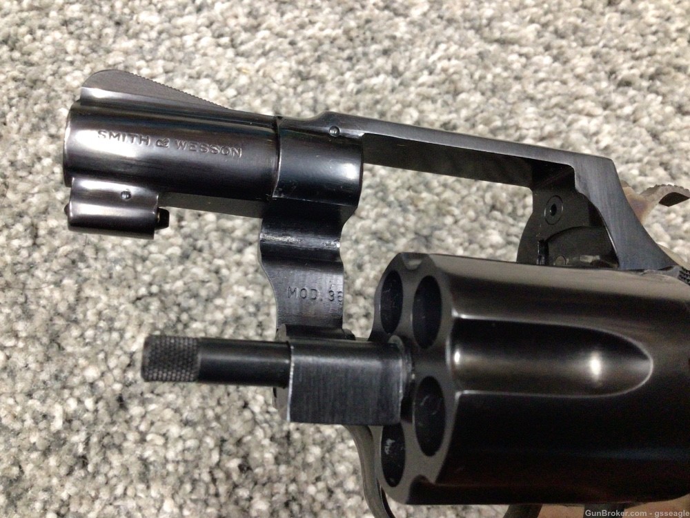 Smith & Wesson 36 No Dash 38spl 2” Blued Square Butt-img-11