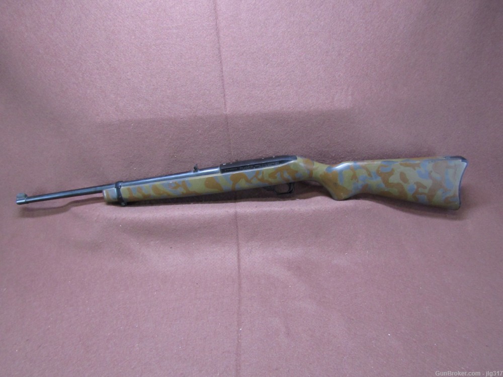Ruger 10/22 Carbine 22 LR Semi Auto Rifle Camo Painted Made in 1984-img-8