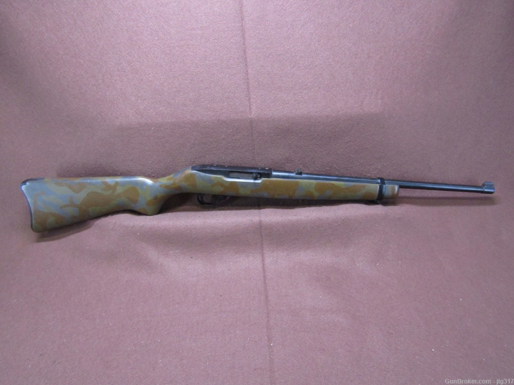 Ruger 10/22 Carbine 22 LR Semi Auto Rifle Camo Painted Made in 1984-img-0
