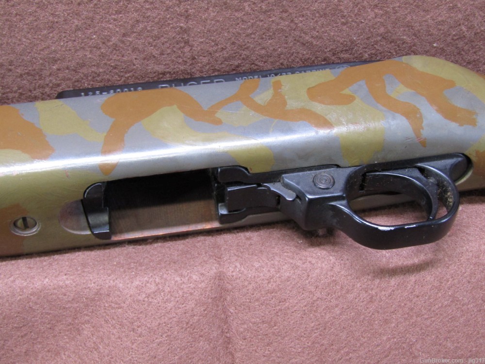 Ruger 10/22 Carbine 22 LR Semi Auto Rifle Camo Painted Made in 1984-img-15