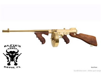Auto Ordnance 1927A-1 Deluxe Carbine .45 ACP Gold Plated Rifle