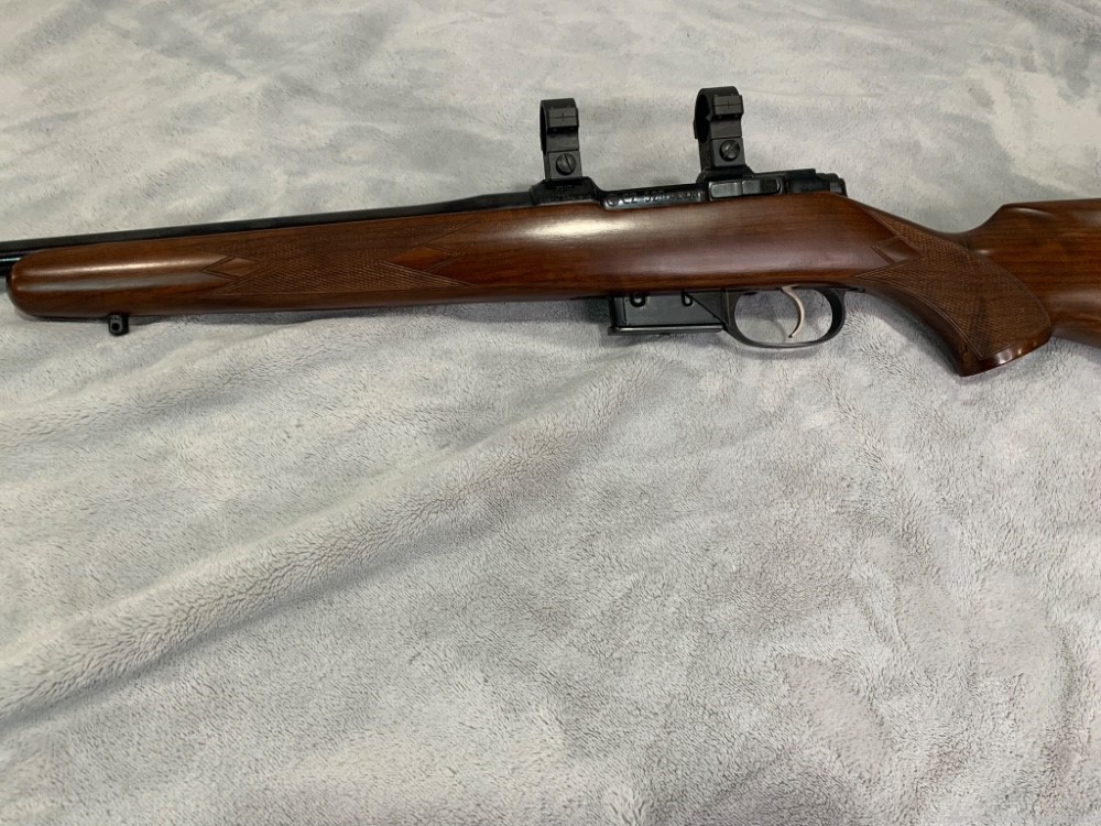CZ Model 527 223 remington w/ scope Rings Blued Wood beautiful -img-5