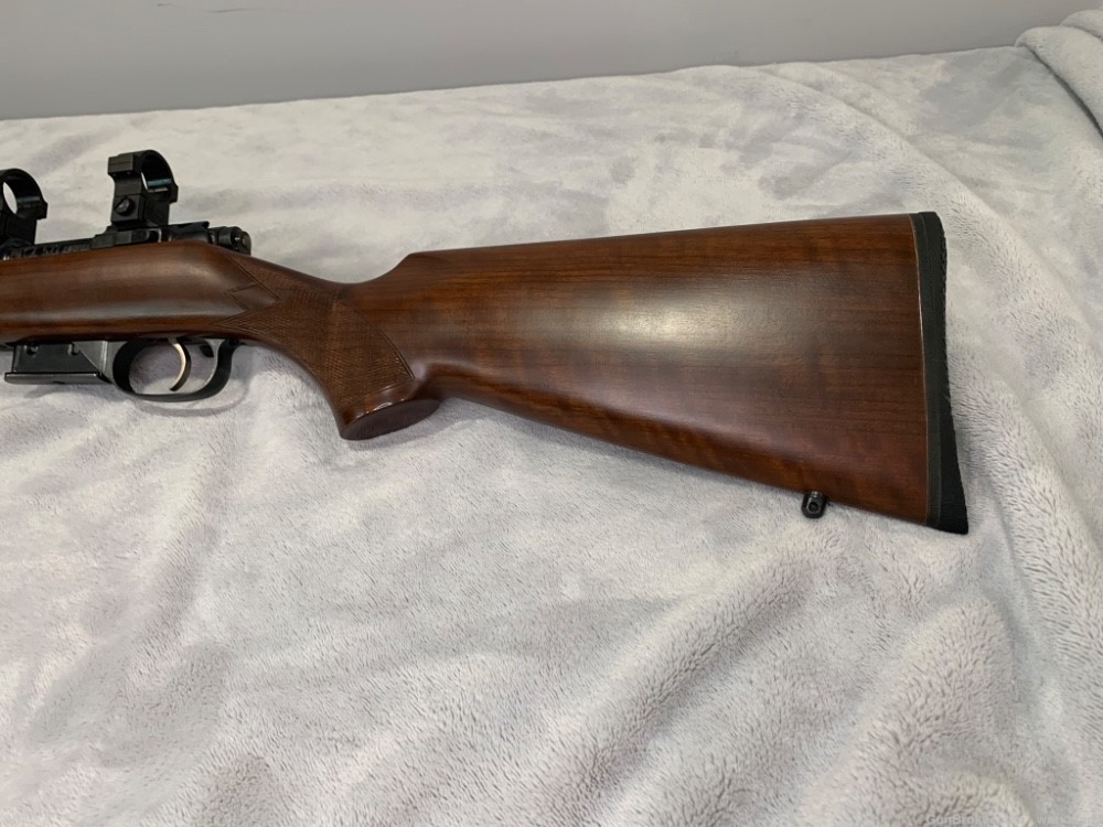CZ Model 527 223 remington w/ scope Rings Blued Wood beautiful -img-4