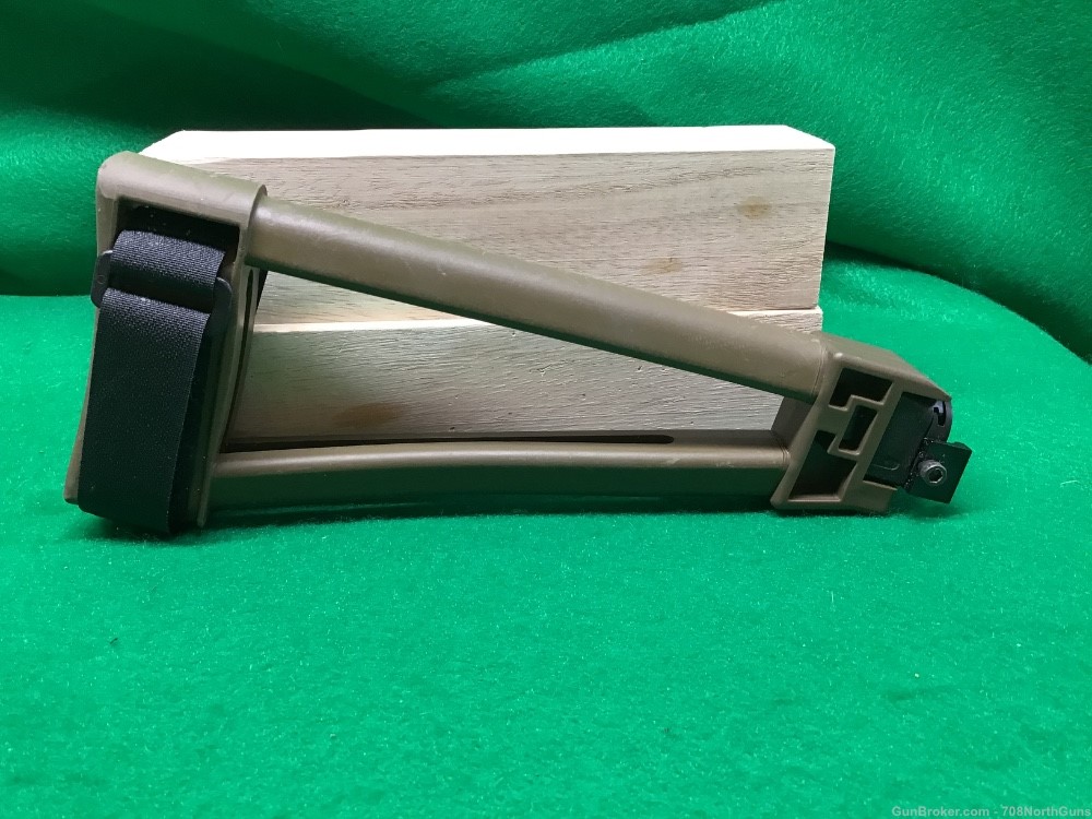 SB tactical OD Green 1913 triangle folding pistol brace-img-1