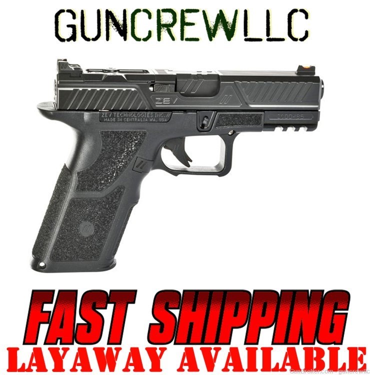 Zev Technologies OZ9C-X-CPT-COMBAT-B-B OZ9 Compact 9mm Black OR Layaway-img-0