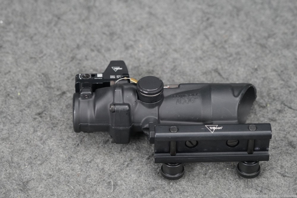 Preowned Trijicon 4X32 ACOG .223 Reticle 3.25 Red Dot MSRP $2,487-img-3