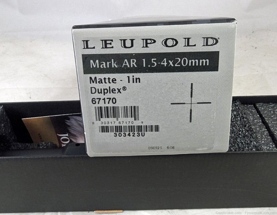 Leupold Mark AR 1.5-4x20 AR15 Scope 1.5x4 1.5-4 67170 w/ Box-img-2