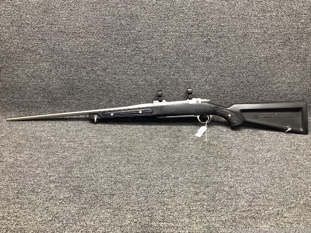 Ruger M77 stainless 270 win Zytel all weather skeleton stock-img-0