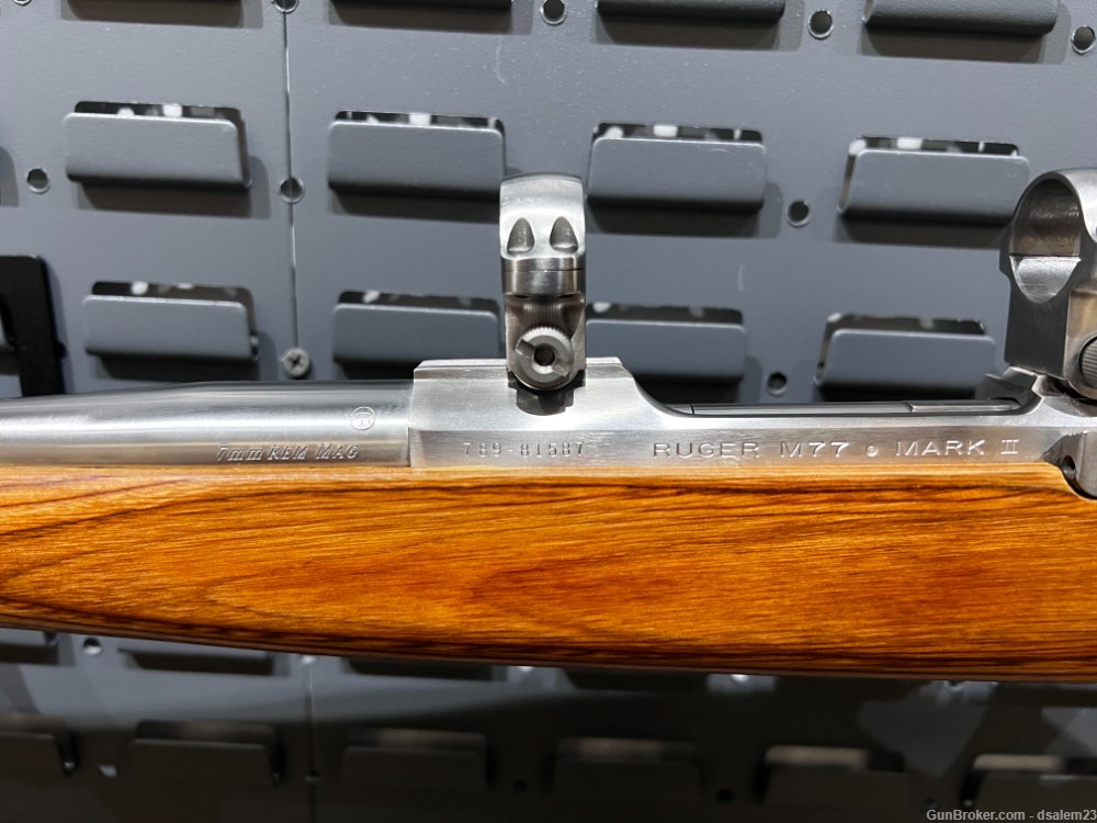 Ruger M77 Mark II 7mm Rem Mag Stainless Laminate with Rings-img-13