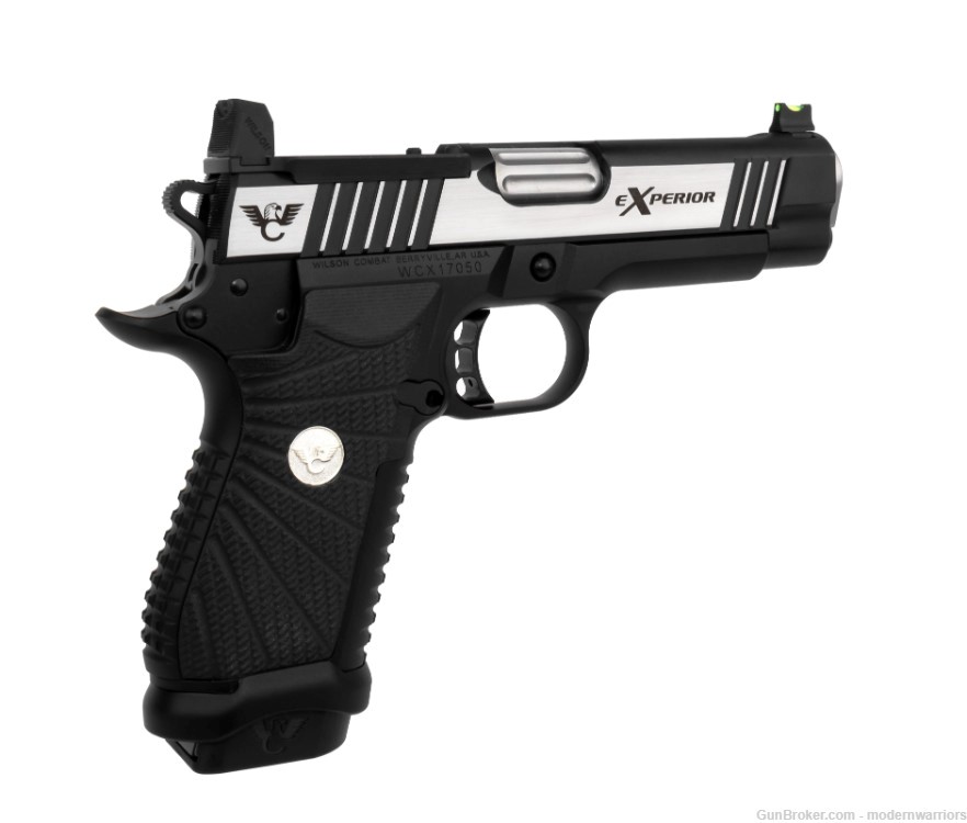 Wilson Combat Experior Commander Dbl Stack-4.25" Bbl(9mm)NLR-OR-Rvrs 2-Tone-img-3