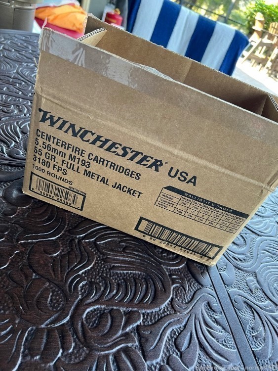 1000 ROUNDS WINCHESTER 5.56 55 grain FMJ-img-0