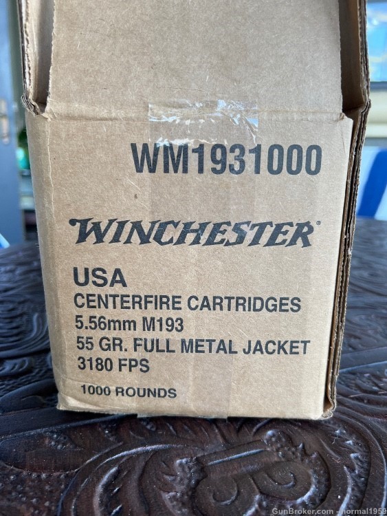 1000 ROUNDS WINCHESTER 5.56 55 grain FMJ-img-1