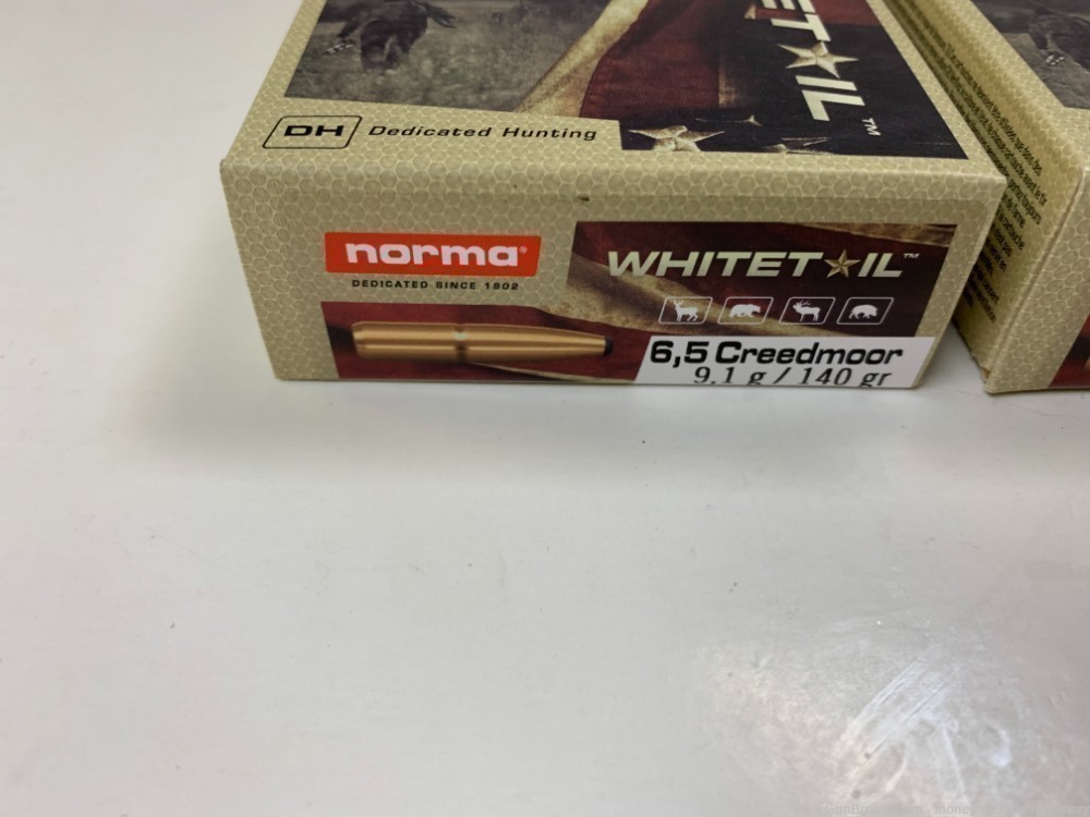 Norma 6.5 Creedmoor 140Gr Ammo 5 Boxes 20Rds Each-img-5