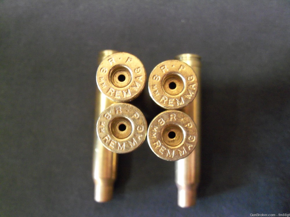 8mm Rem Mag Factory New brass (40ct R-P)-img-0