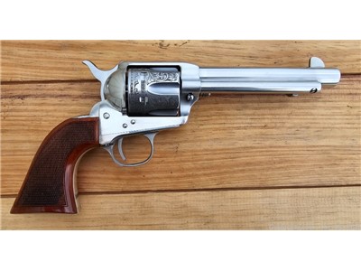 Uberti El Patron Belleza SAA 1873 45 Colt 5.5" Bbl Stainless Engraved NICE!