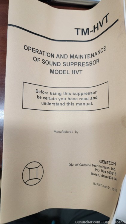 Gemtech HVT suppressor-img-4