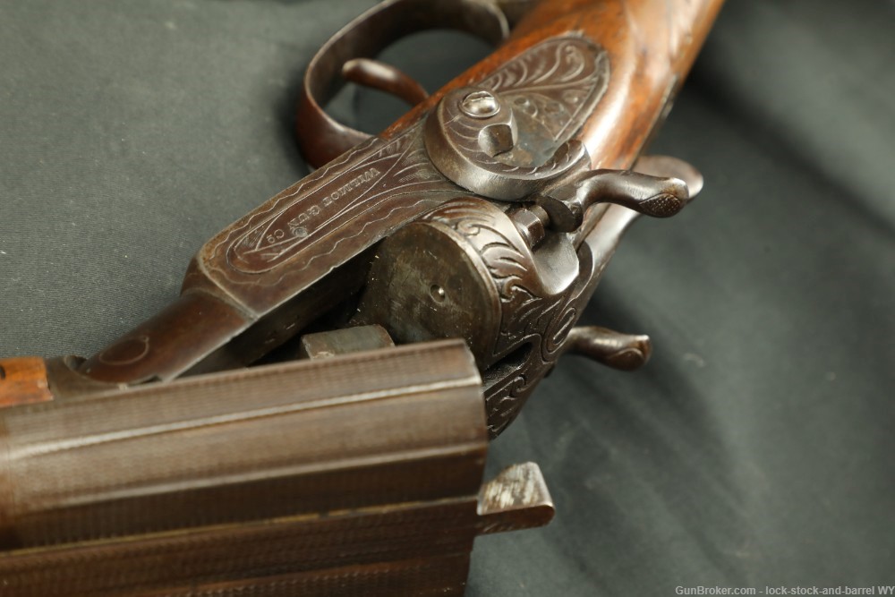 Wilmot Gun Co. 12GA Hammered Side By Side Shotgun, 1885-1900 C&R-img-24