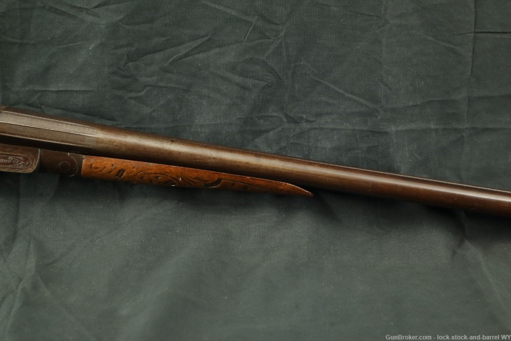 Wilmot Gun Co. 12GA Hammered Side By Side Shotgun, 1885-1900 C&R-img-5