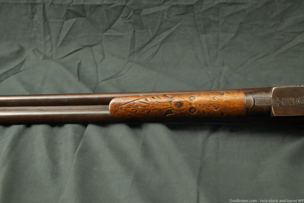 Wilmot Gun Co. 12GA Hammered Side By Side Shotgun, 1885-1900 C&R-img-17