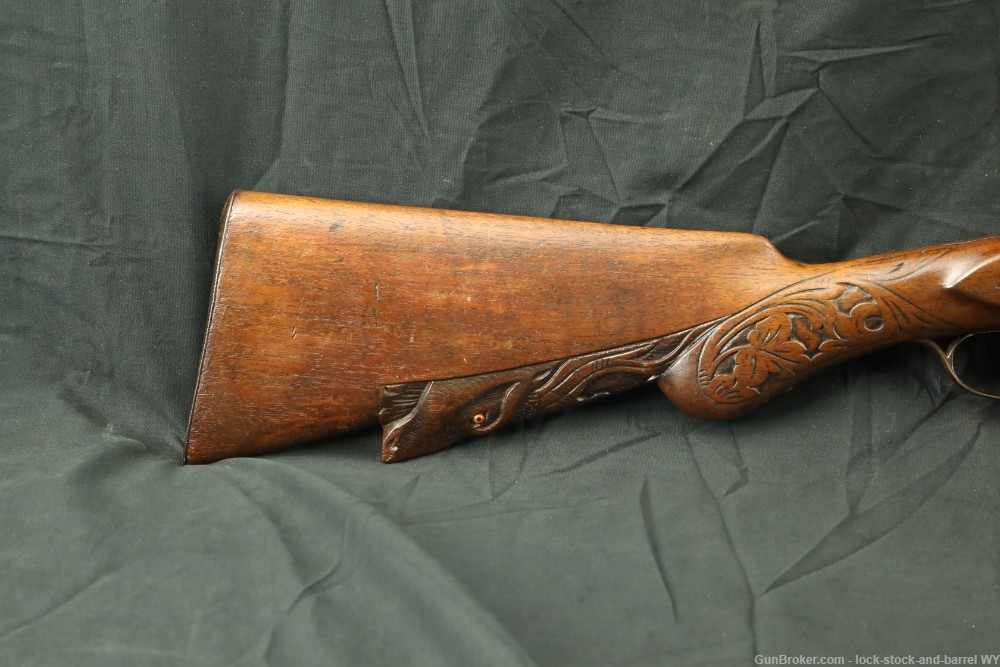 Wilmot Gun Co. 12GA Hammered Side By Side Shotgun, 1885-1900 C&R-img-3