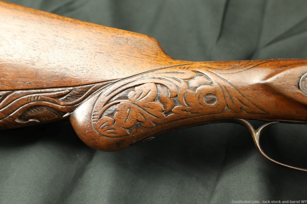 Wilmot Gun Co. 12GA Hammered Side By Side Shotgun, 1885-1900 C&R-img-26