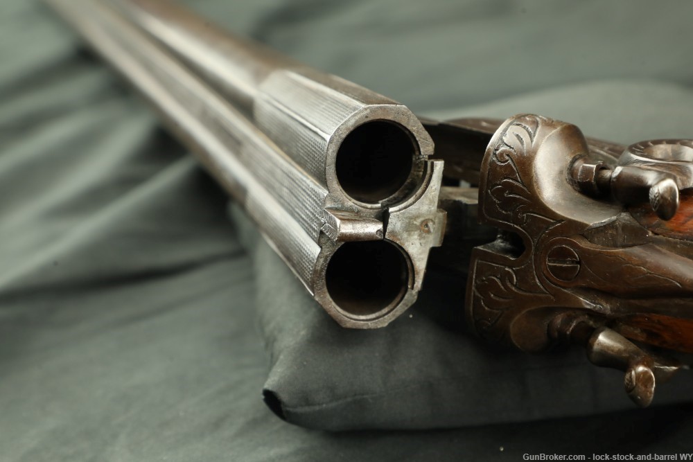 Wilmot Gun Co. 12GA Hammered Side By Side Shotgun, 1885-1900 C&R-img-23
