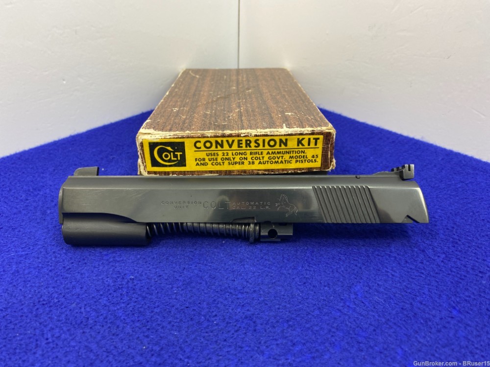 Colt .22 Cal. Conversion Unit *FLOATING CHAMBER & COLT ACCRO REAR SIGHT-img-5