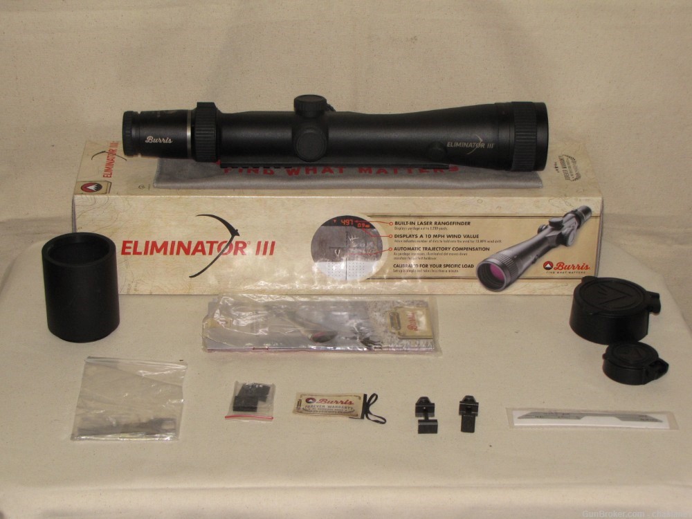 Burris Eliminator III Rifle 4-16x50mm Scope & Rangefinder-img-1