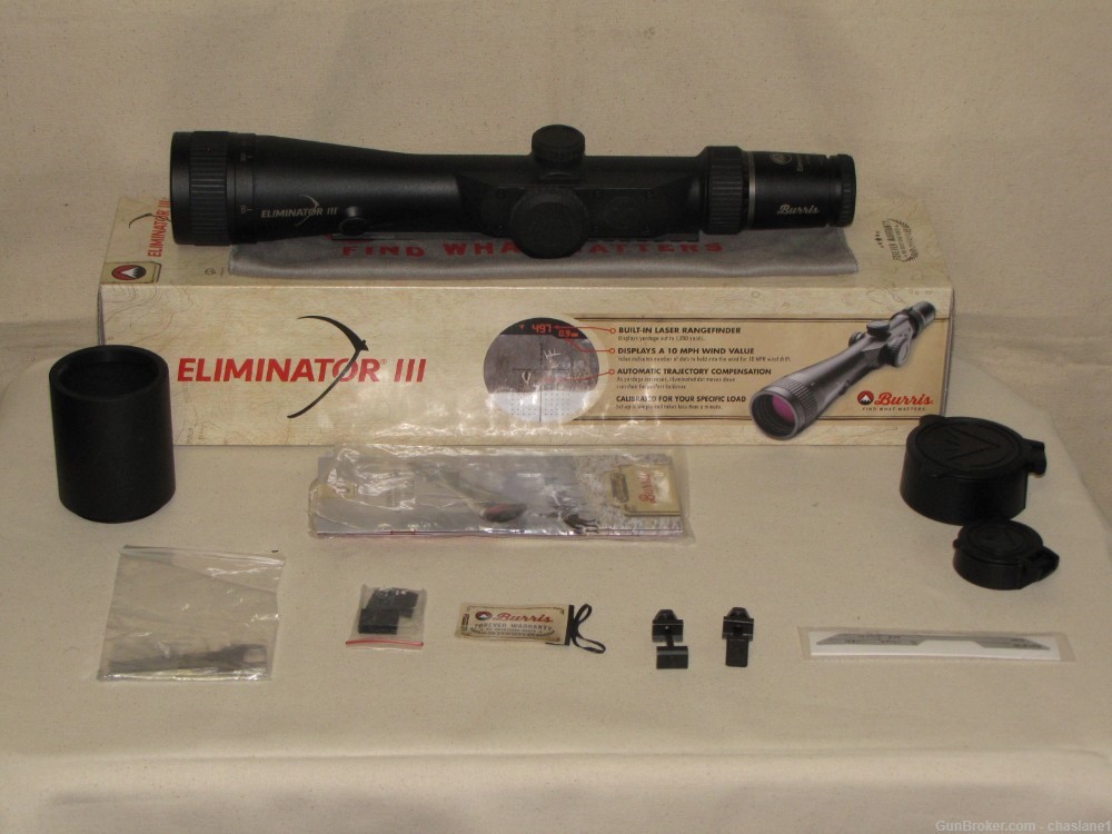 Burris Eliminator III Rifle 4-16x50mm Scope & Rangefinder-img-0